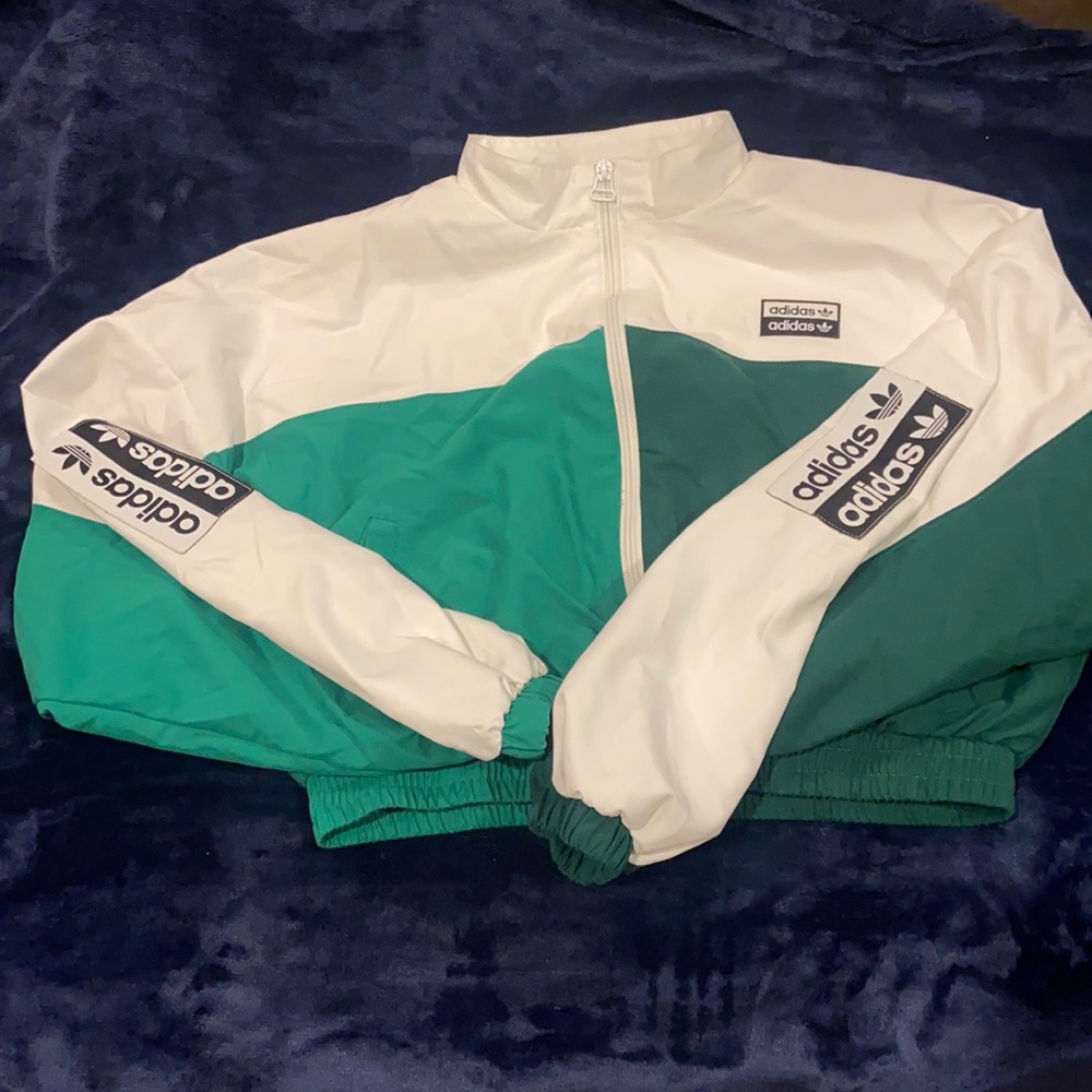 Cropped Adidas Windbreaker